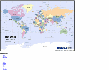 Screen shot: 'atlas' image map
