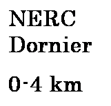 Text Box: NERC Dornier
0-4 km 
