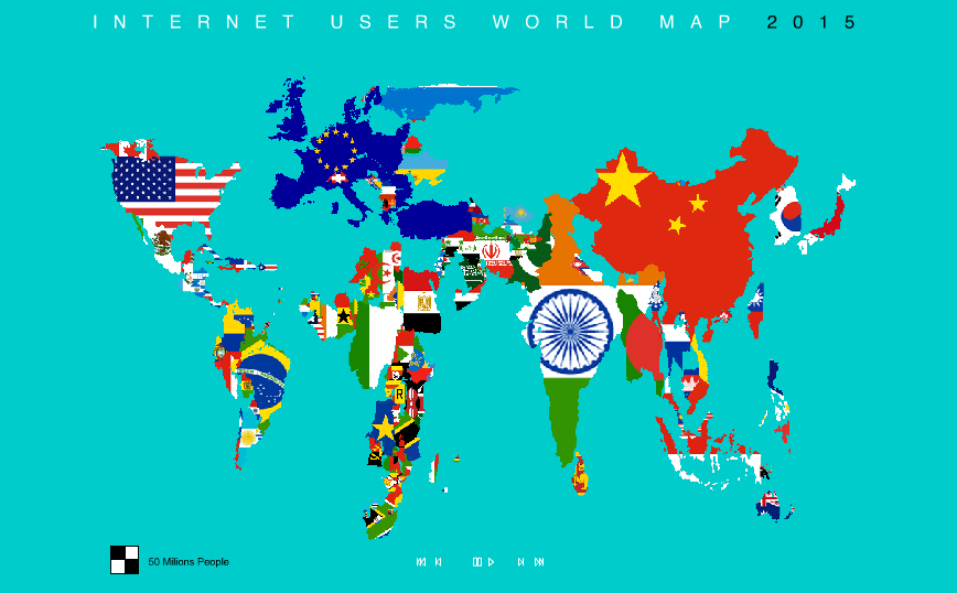 World Map 2015. Click here to see a world map