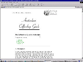 Image of site with substantial white space