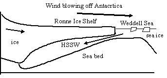 Ice shelf cross-section