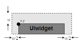 Widget spacing