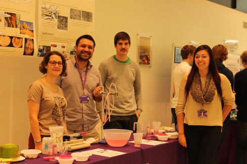 Group at the MIB open day stand