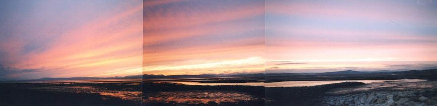 Image: Sunset, Morecambe Bay, 1st July 1999