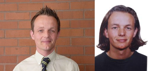 Hello, World: my name is Duncan and I’m a Senior Lecturer (Associate Professor) here in the Department of Computer Science at the University of Manchester. The left hand side of this picture is what I look like now, the right hand side was taken when I was a longer-haired undergraduate. 🎓