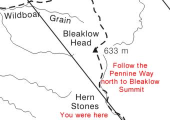 Hern Stones to Bleaklow Head