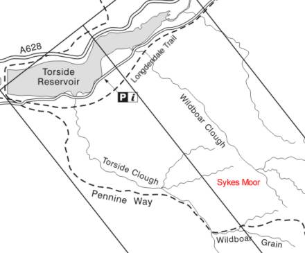 Location of Sykes Moor