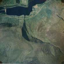 Aerial photograph of Torside (unprocessed)
