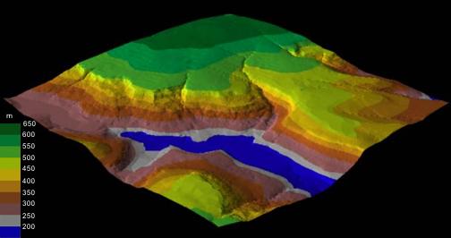 Torside Reservoir Digital Elevation Model