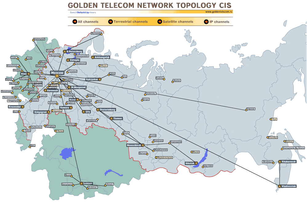 Россеть карта