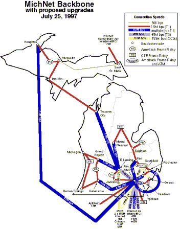 MichNet backbone map - click for larger image