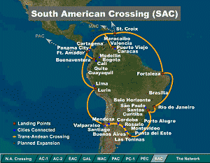 South American Crossing - click for larger image