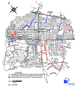 Palo Alto Fiber Route Map - click for larger image