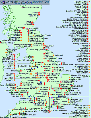 UK Academic Map - click to try the map